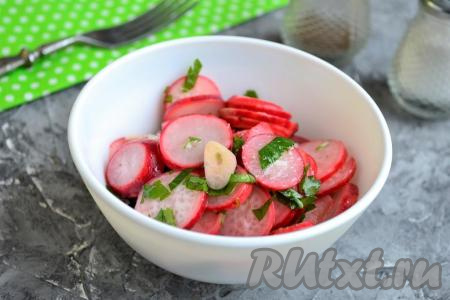 Маринованный редис быстрого приготовления