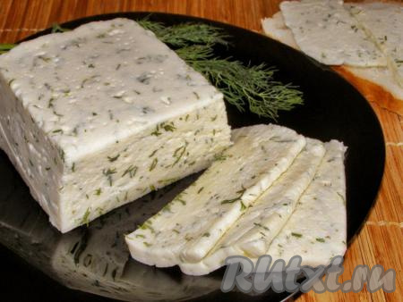 Домашний сыр из кефира и яиц