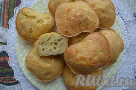 Маффины с кабачком и сыром