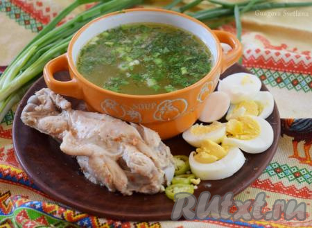 Бульон из крыла индейки