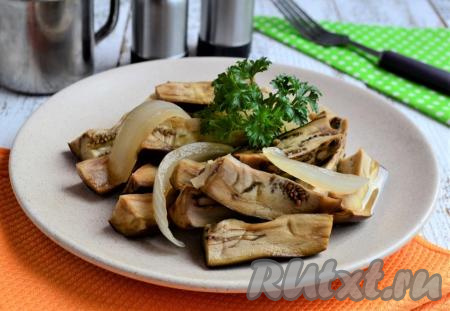 Солёные баклажаны, как грибы