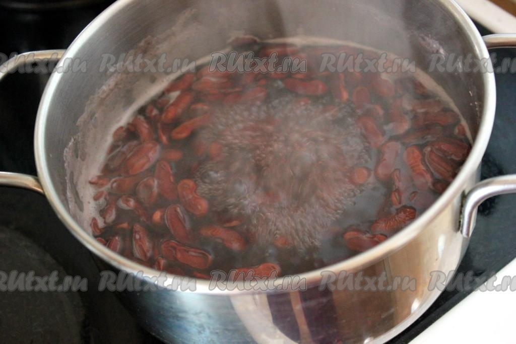 Как приготовить рецепт Жареная красная фасоль