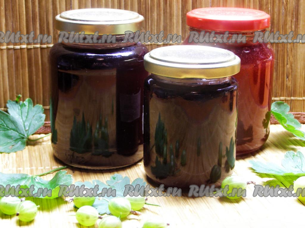 Янтарный джем из крыжовника (на зиму)