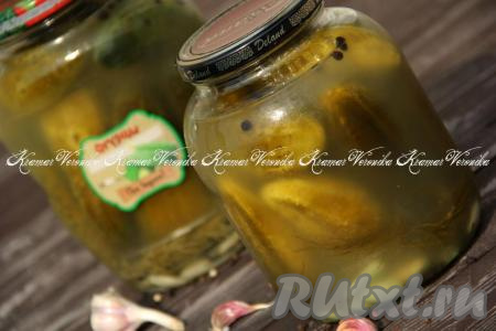 Солёные огурцы в банках, как бочковые, на зиму