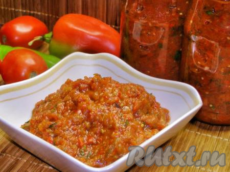 Рецепт болгарской лютеницы с баклажанами на зиму