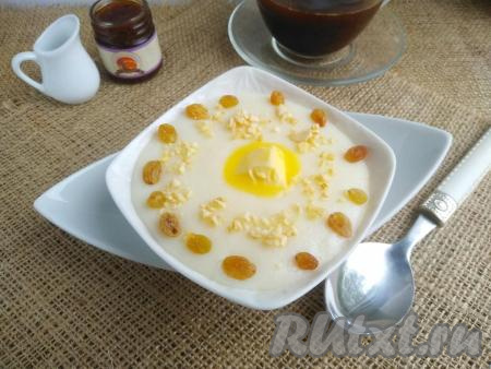 Как приготовить манную кашу на молоке без комочков 