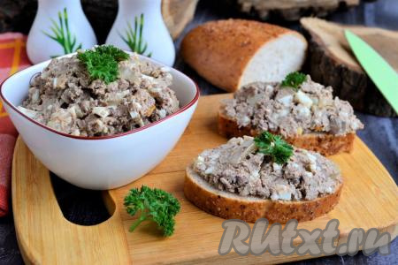 Намазка из куриной печени