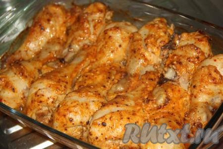 Вот такие аппетитные куриные ножки получились.