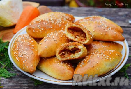 Пирожки с капустой на кислом молоке