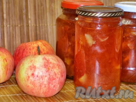 Прозрачное яблочное варенье дольками на зиму