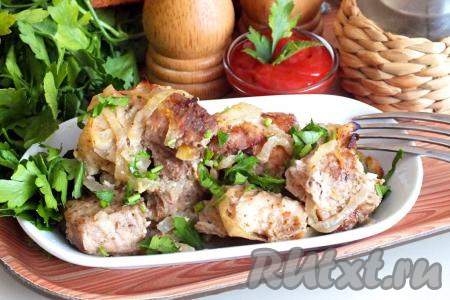 Шашлык из свинины в фольге в духовке