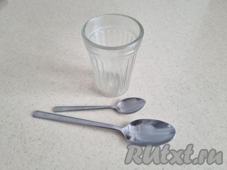 Масса продуктов в столовой и чайной ложках в граммах