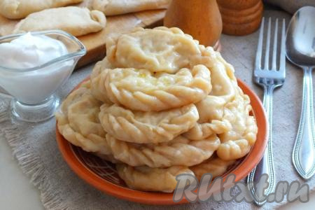 Вареники с картошкой на пару