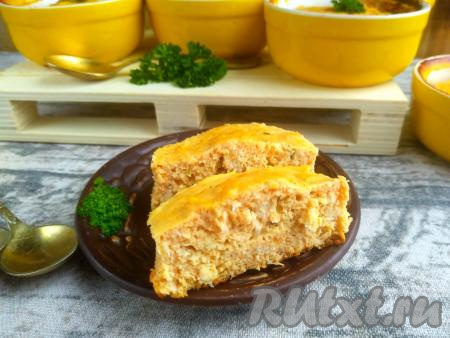 Суфле из куриной грудки в духовке