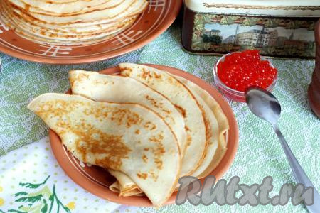 Блины на сыворотке от творога