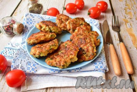 Котлеты из куриного филе с сыром