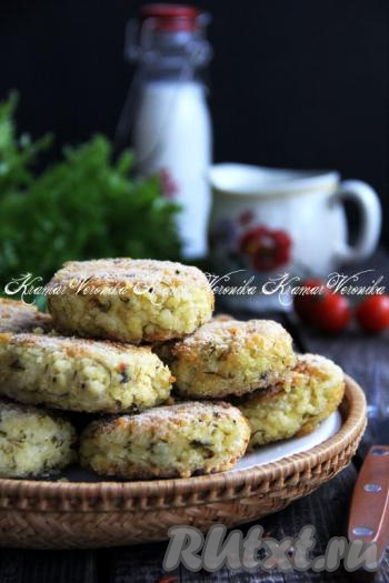 Котлеты из пшённой каши на сковороде