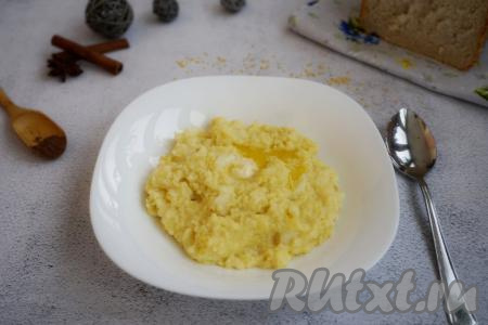Пшённая каша с яблоком в мультиварке