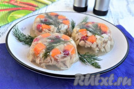 Холодец из куриных ножек с желатином