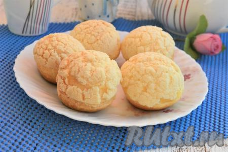 Пирожное "Шу" с кракелюром