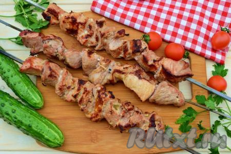 Как замариновать шашлык из свинины с уксусом и луком