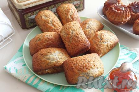 Кексы с маком на кефире