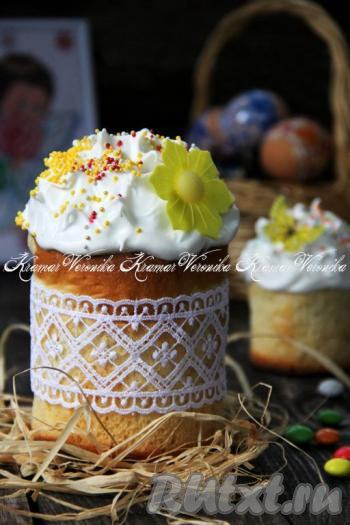 Кулич на сливках