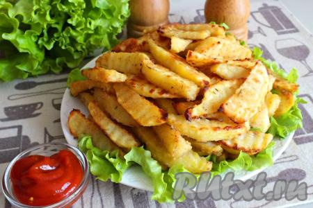 Картофель, запечённый в панировочных сухарях в духовке