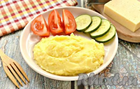 Рецепт картофельного пюре с сыром