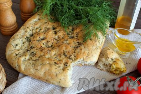 Фокачча с зеленью