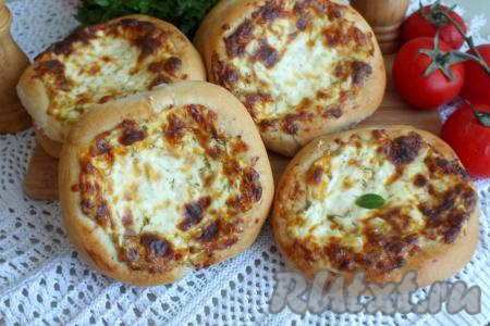 Шаньги с сыром и яйцами