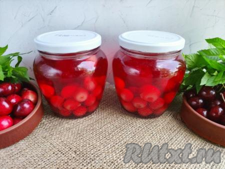 Компот из вишни и черешни на зиму