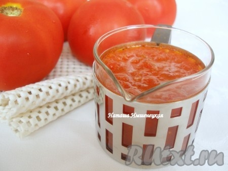 Как приготовить томатный соус в домашних условиях