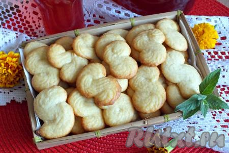 Печенье на молоке и сливочном масле без яиц