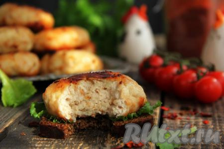 Куриные котлеты со сливочным маслом