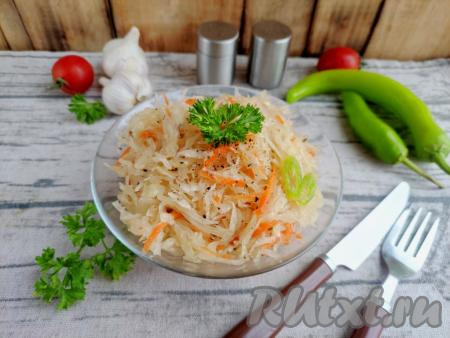 Квашеная капуста в пакете