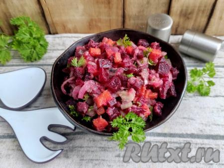 Винегрет с килькой