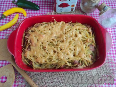 Картофельная запеканка со свининой в духовке