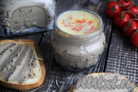 Печёночный паштет с яйцами