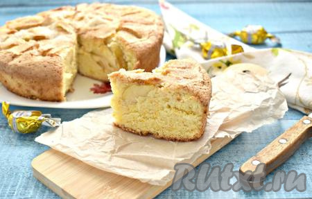 Пирог с яблоками и морковью