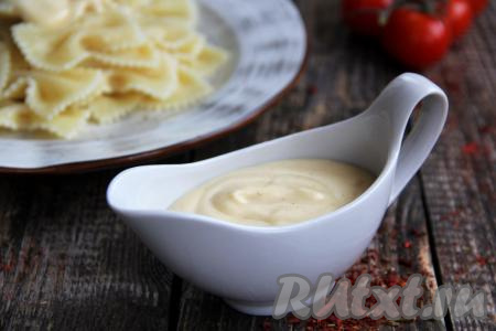 Соус из молока и сыра для макарон