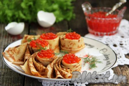 Тонкие блины на ряженке