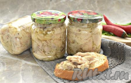 Тушёнка из курицы в мультиварке