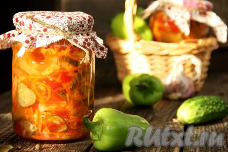 Салат "Гениальный" с капустой на зиму