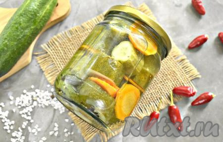 Огурцы с морковью и горчицей на зиму
