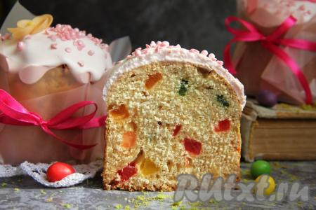Пасхальный кулич на ряженке