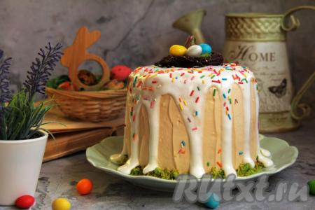 Торт "Пасхальный кулич"
