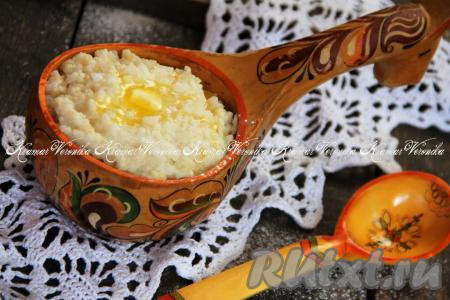 Рисово-пшённая каша на молоке в мультиварке