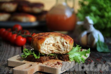 Котлеты из фарша с кефиром и мукой