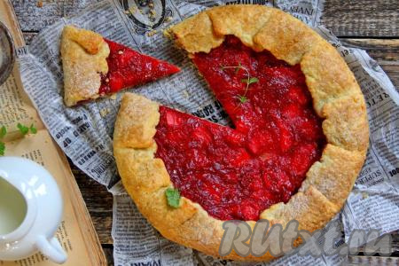 Галета с клубникой